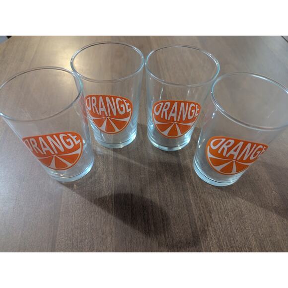 Set of 4 VINTAGE 1970s ARC International Luminaric Conique Juice Glasses 7oz - Picture 7 of 8